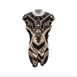 NWT Express L Stretchy Sequin Dress